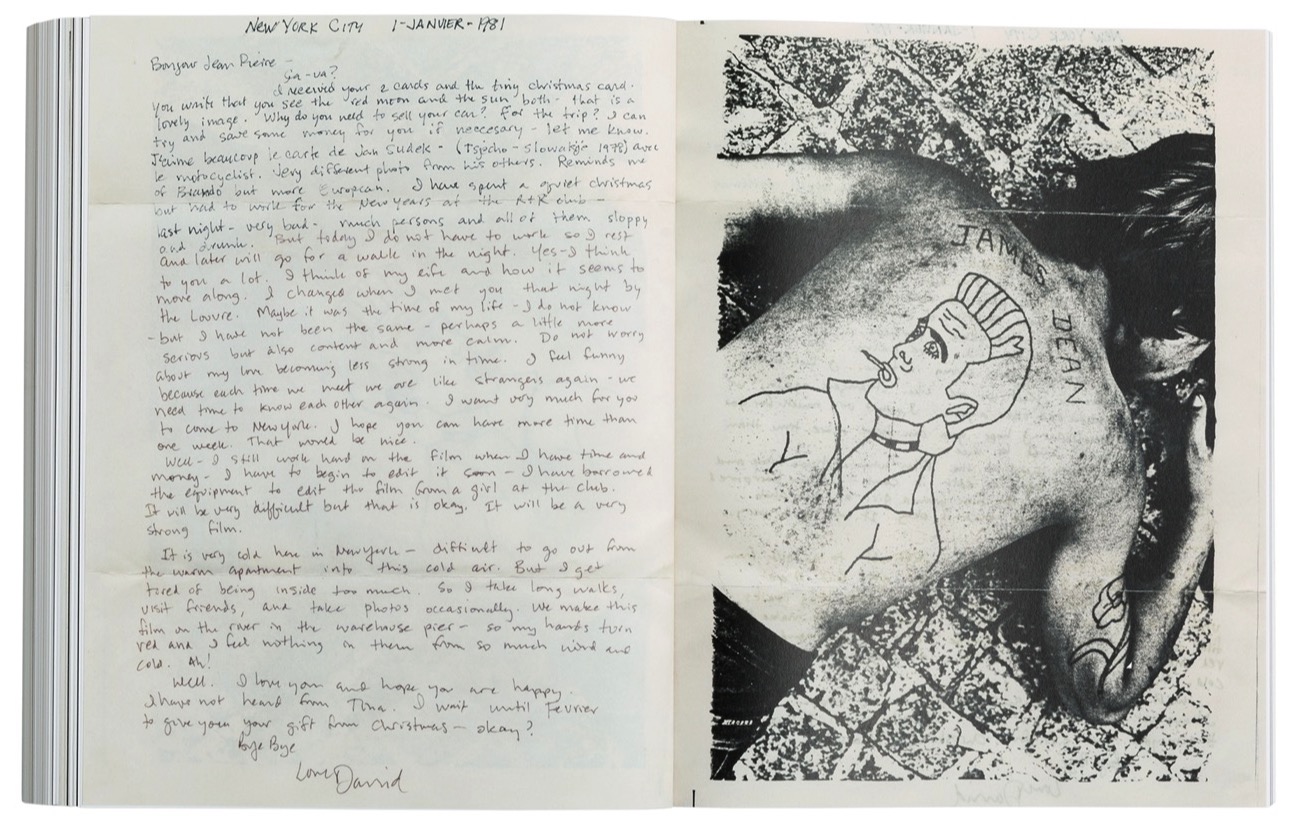 WOJNAROWICZ, David  - David Wojnarowicz. Dear Jean Pierre